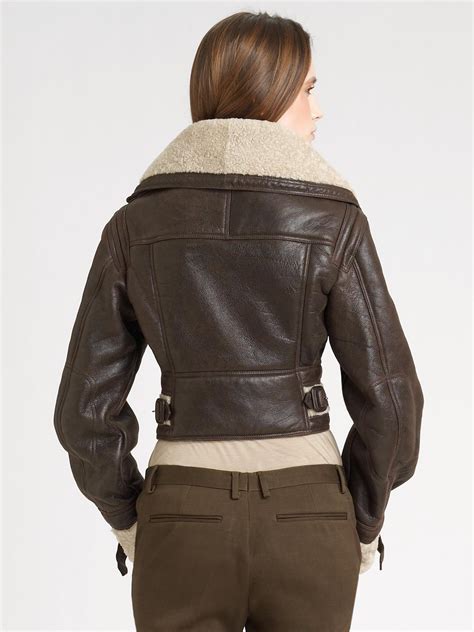 burberry prorsum shearling aviator|burberry aviator jacket.